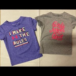 Girls UA t-shirts 3T
